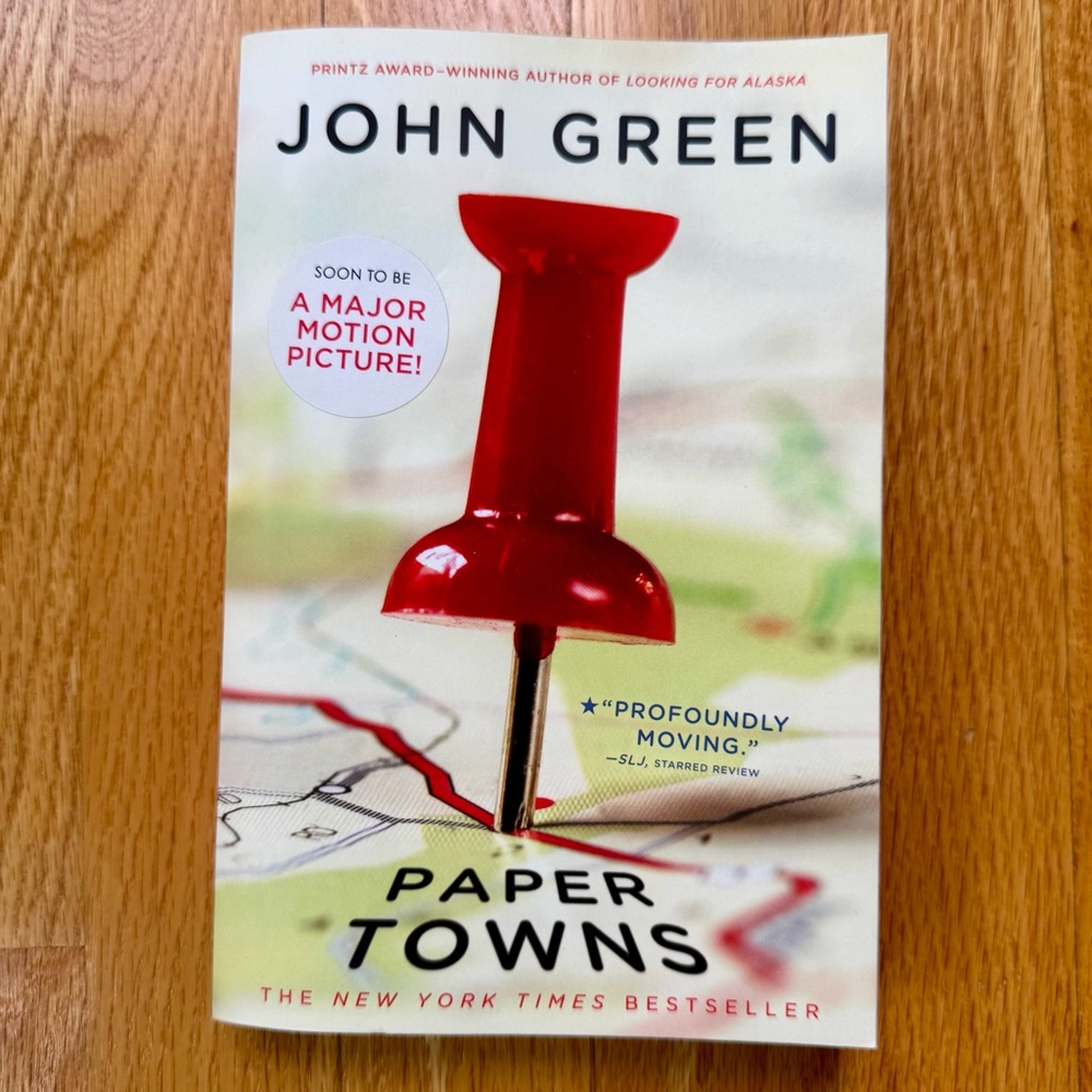 Paper Towns Book - Red Cover